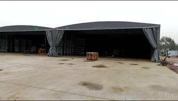 大型仓库储货帐篷推拉式货棚物流出货蓬运输棚