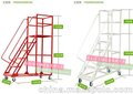 登高车 登高梯 移动楼梯 平台梯 登高平台
