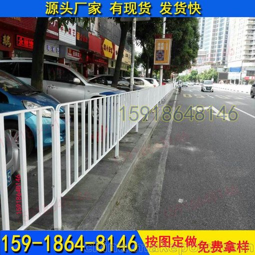 清遠(yuǎn)不銹鋼京式護(hù)欄 江門市政交通人行道隔離欄圖片