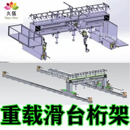 機器人龍門模組xyz三軸桁架重型齒輪齒條直線滑臺搬運碼垛
