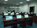科桌厂家 翻转电脑桌 自动隐藏翻转 液晶屏电脑桌 学校机房培训桌