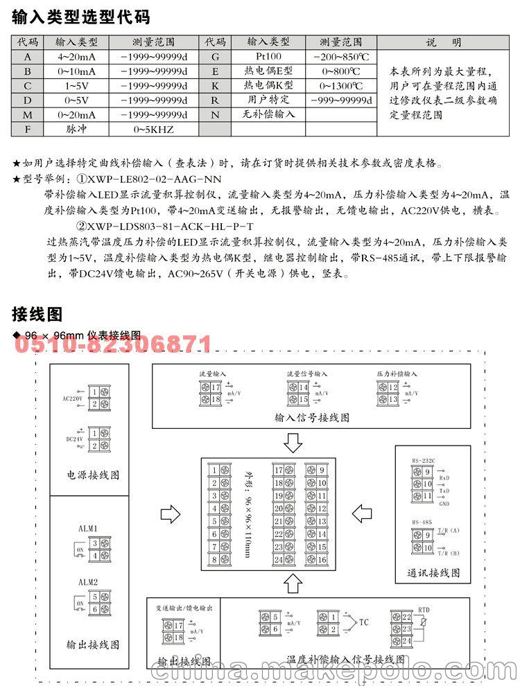 智能控制仪 XWP-LD80 