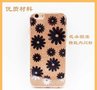苹果3D电镀花朵图案TPU内闪粉手机壳 三星PC防摔手机保护壳工厂