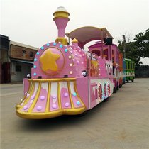 广场电动商场无轨火车游乐设备 可坐人儿童游乐场户外公园小火车