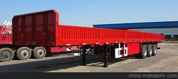 陜汽德龍14.6米6橋防水高箱式半掛車(chē)價(jià)格廠(chǎng)家直銷(xiāo)圖片