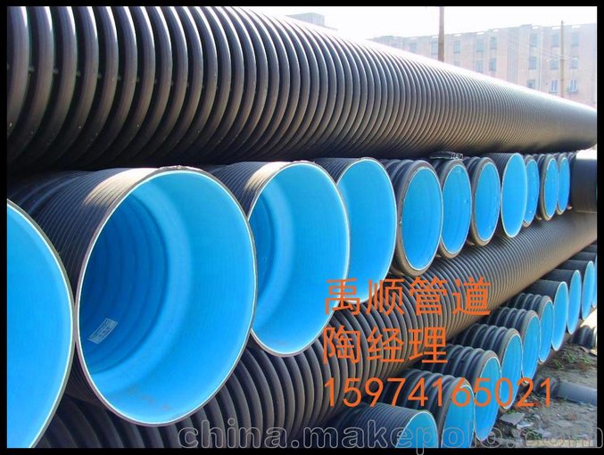 新化禹順牌國標(biāo)HDPE雙壁波紋管價格圖片