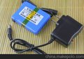 监控摄像头12v锂电池组12V6800mah 充电聚合物锂电池