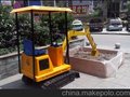 大型仿真儿童挖掘机 可行走 专利产品 火爆热销中