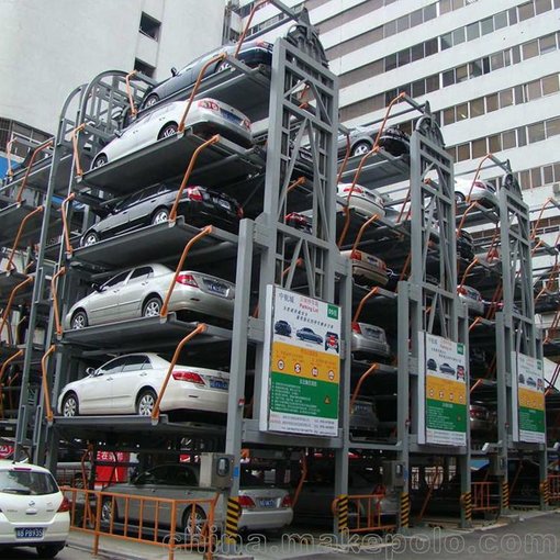 山東濱河銷直銷立體車庫 車庫汽車升降機智能停車設(shè)備圖片