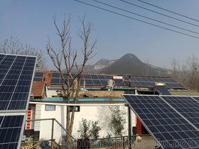 太阳能发电系统，太阳能电站A级光伏板