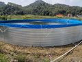 大型高密度养鱼加厚圆形帆布 养殖鱼池防水布 刀刮布铁桶蓄水池