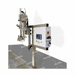 1000L-IBC吨桶定量称重压盖机_防腐涂料压盖机-操作简单