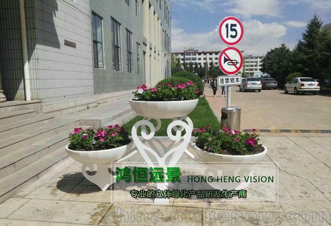 廠家鴻恒遠(yuǎn)景 室外大型鐵藝花架 戶外造型藝術(shù)花架 園林景觀小品圖片