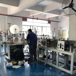 廠家直供一次性平面口罩機一拖二生產(chǎn)線N95折疊式口罩制造設(shè)備