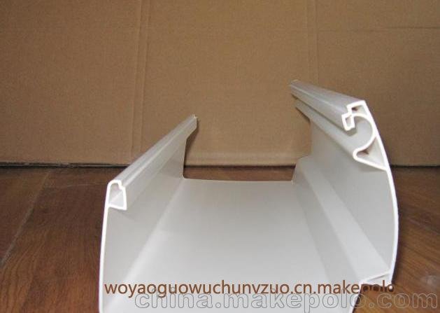 供應沈陽高層屋面排水 系統(tǒng)PVC檐溝樹脂雨水管 PVC方形圓形接水管圖片