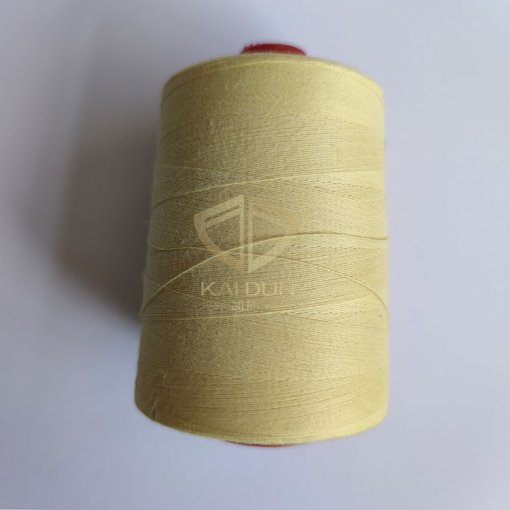 廣東凱盾批發(fā)耐高溫防護(hù)服裝用縫紉線 1414凱夫拉阻燃防火線圖片