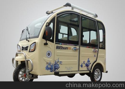自貢市新日代步車 麥卡  全封閉三輪客運(yùn)電動(dòng)車圖片