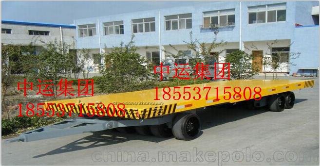 提供平板拖車、全掛車平板運(yùn)輸車，定制拖車圖片