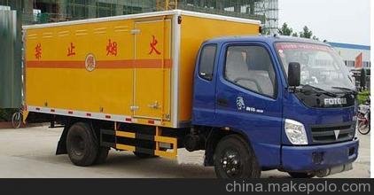 呼倫貝爾小型易燃?xì)怏w廂式貨車圖片