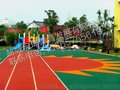 青岛市篮球场塑胶地板铺设