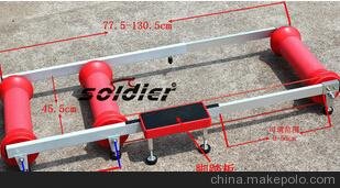 新款自行車(chē)滾筒騎行臺 可拆卸 帶腳踏板 可調滾筒騎行臺圖片