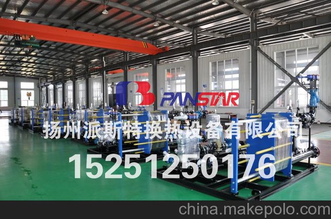 供應(yīng)江陰中央空調(diào)行業(yè)專用節(jié)能板式換熱器，高效換熱器機組圖片