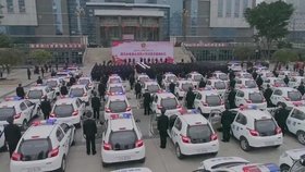 4座巡邏車，交付使用