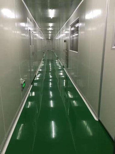 臨高車間凈化工程 食品車間 潔凈室 無塵車間隔斷墻吊頂施工圖片