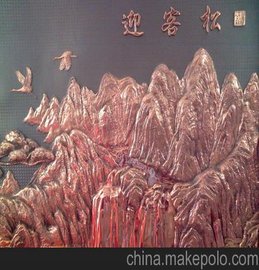 玻璃钢浮雕壁画 玻璃钢仿铜浮雕定制