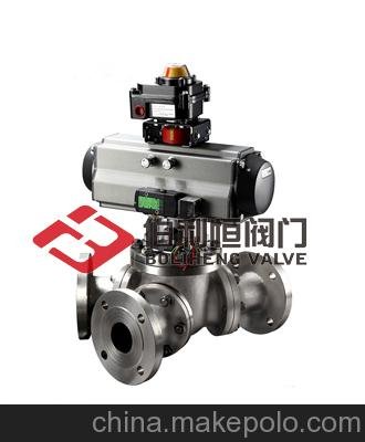 Q642F氣動(dòng)Y型三通球閥圖片