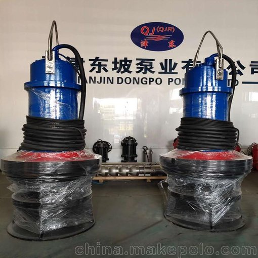 鑄鐵潛水軸流泵  天津污水排污泵圖片