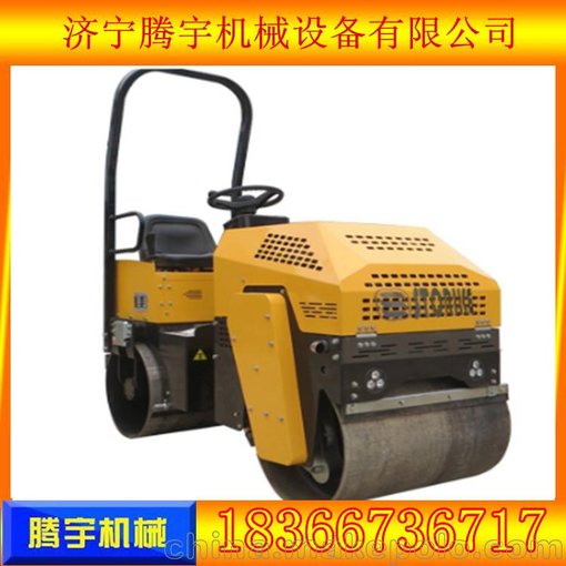 騰宇供應(yīng)1噸雙鋼輪壓路機(jī) 液壓震動(dòng)壓路機(jī)價(jià)格圖片