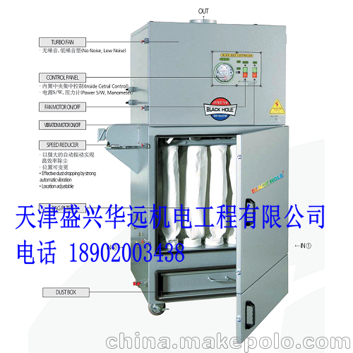 提供天津布袋除塵器 工業(yè)移動(dòng)式袋式除塵設(shè)備 濕性粉塵收集過濾器圖片