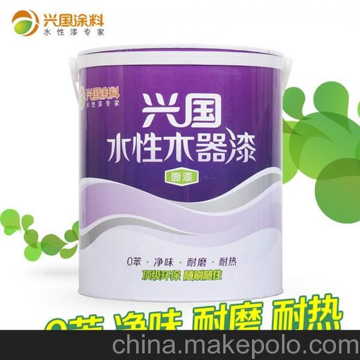 廠家供應(yīng)興國涂料 水性木器漆 桌椅木門窗翻新面漆 水性環(huán)保白漆圖片