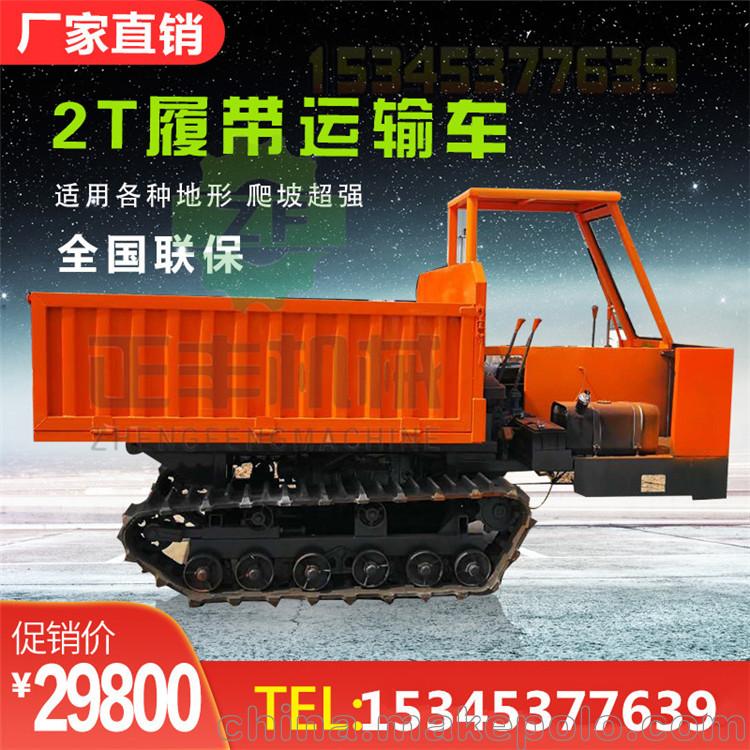 定做帶隨車吊履帶運輸車 山地雪原防滑圓木搬運車 自卸式履帶車