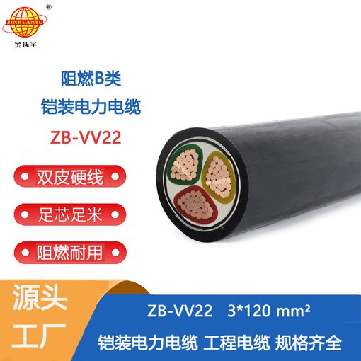 金環(huán)宇電纜 120平方鎧裝電纜價格 ZB-VV22-3X120平方圖片