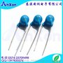 圆片引线高压陶瓷电容器20KV 221K 220PF Y5T