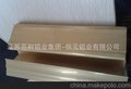 K金太阳能边框金黄色铝合金型材