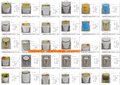 铁桶厂家大量供应100ML到27L装液体包装铁桶，有现货可定制印
