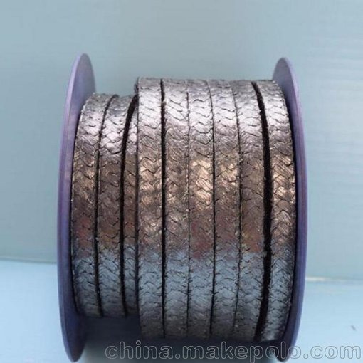 直銷柔性石墨盤根 金屬絲增強高壓石墨盤根 膠芯石墨盤根圖片