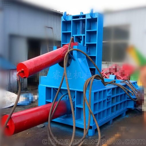 金屬廢鋁壓塊機(jī) 定做廢舊易拉罐液壓成型機(jī)圖片