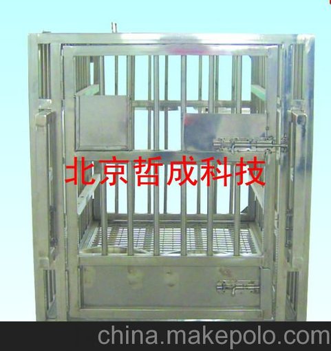 全不銹鋼狗籠、狗實(shí)驗(yàn)籠、動物實(shí)驗(yàn)籠、實(shí)驗(yàn)性籠具圖片