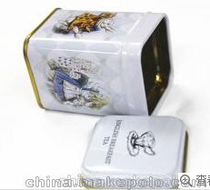 東莞唯諾制罐廠家茶葉小鐵盒 定制方形馬口鐵茶葉鐵盒子