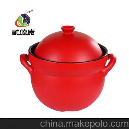 陶瓷砂鍋燉鍋煲湯鍋 雙耳雙蓋多用鍋火鍋蒸鍋燜燒鍋圖片