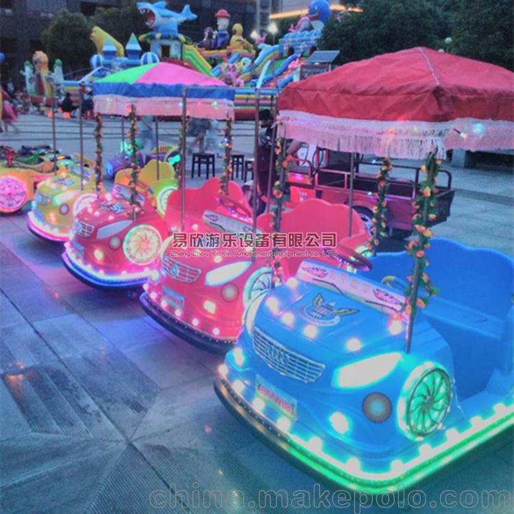 儿童可骑玩具车广场奥迪碰碰车 公园赚钱项目游乐设备 双人遥控车