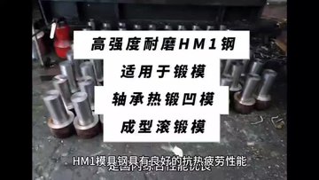 HM1高强度耐磨钢适用于压力机锻模、轴承热锻凹模、成型滚锻模！