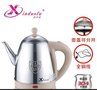 厂家直销鑫多福304不锈钢长嘴提盖电热水壶1.2L自动断电