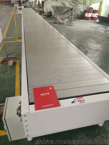 廠家直銷塑料鏈板傳送帶輸送流水線工作臺(tái) 鏈板轉(zhuǎn)彎轉(zhuǎn)角輸送線圖片