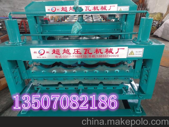 供應江西上饒彩鋼瓦機雙層壓瓦機圖片