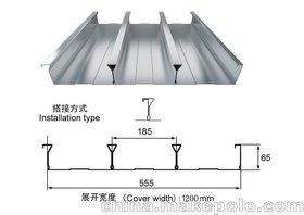 保定YXB65-185-555钢结构楼承板型号齐全